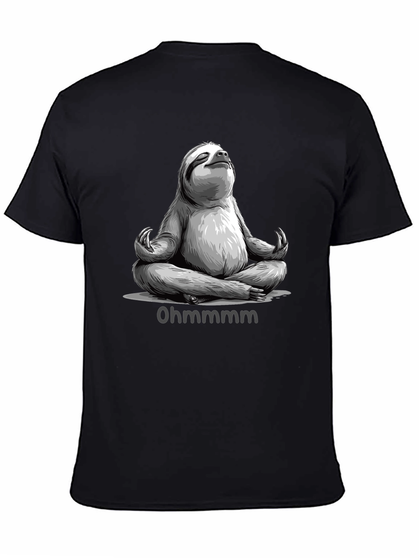 Meditating Sloth T-Shirt - Ohm Funny Yoga Tee