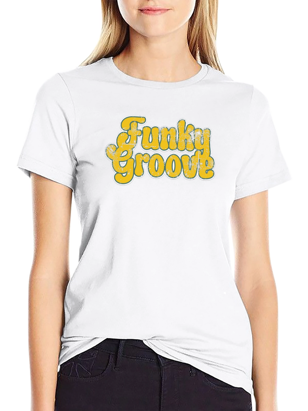Funky Groove Black Graphic Tee