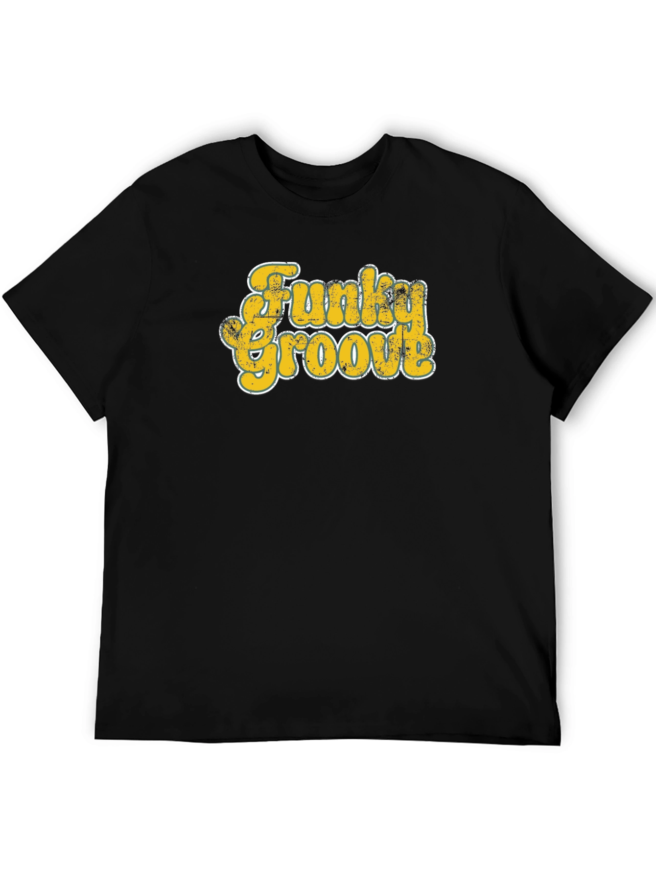 Funky Groove Black Graphic Tee