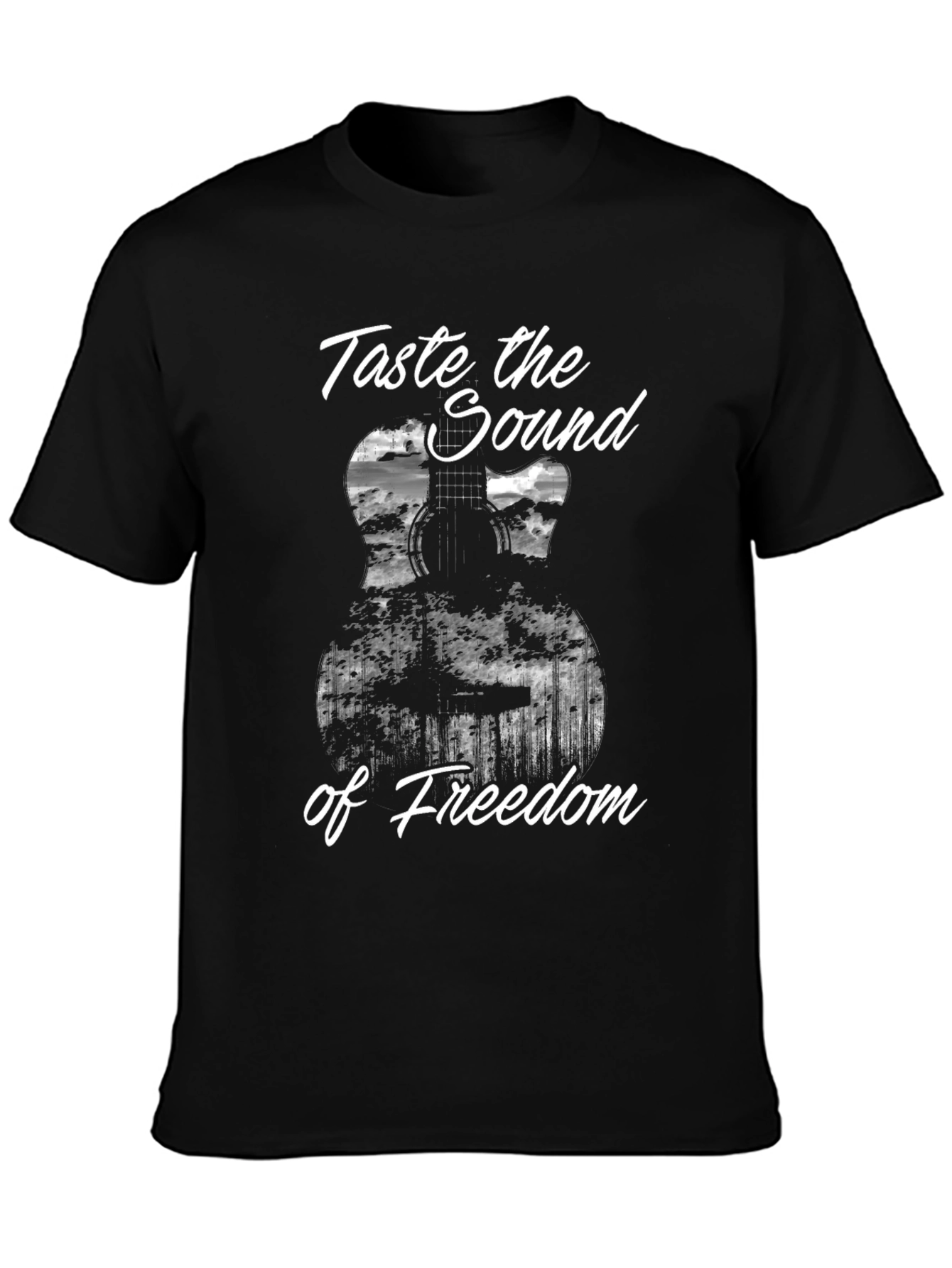 Taste the Sound of Freedom Guitar T-Shirt