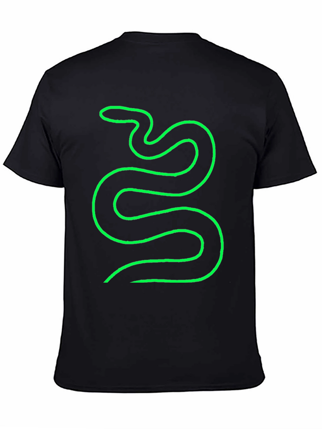 Snake Graphic T-Shirt - Trendy Minimalist Design