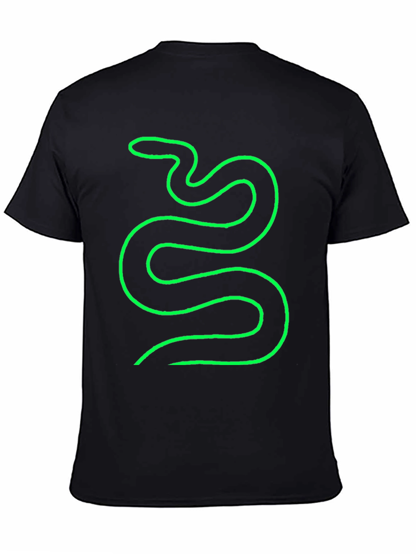 Snake Graphic T-Shirt - Trendy Minimalist Design