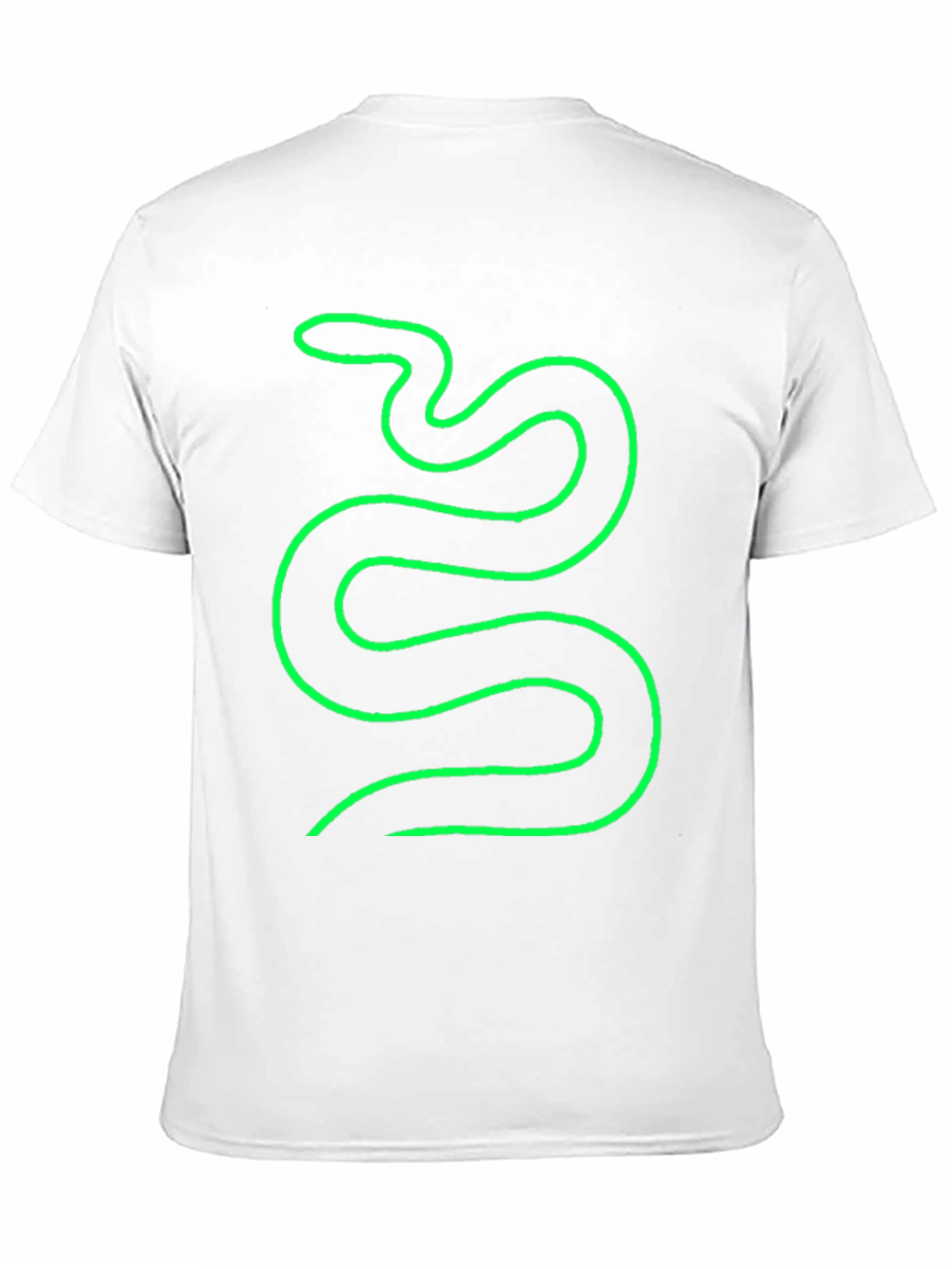 Snake Graphic T-Shirt - Trendy Minimalist Design