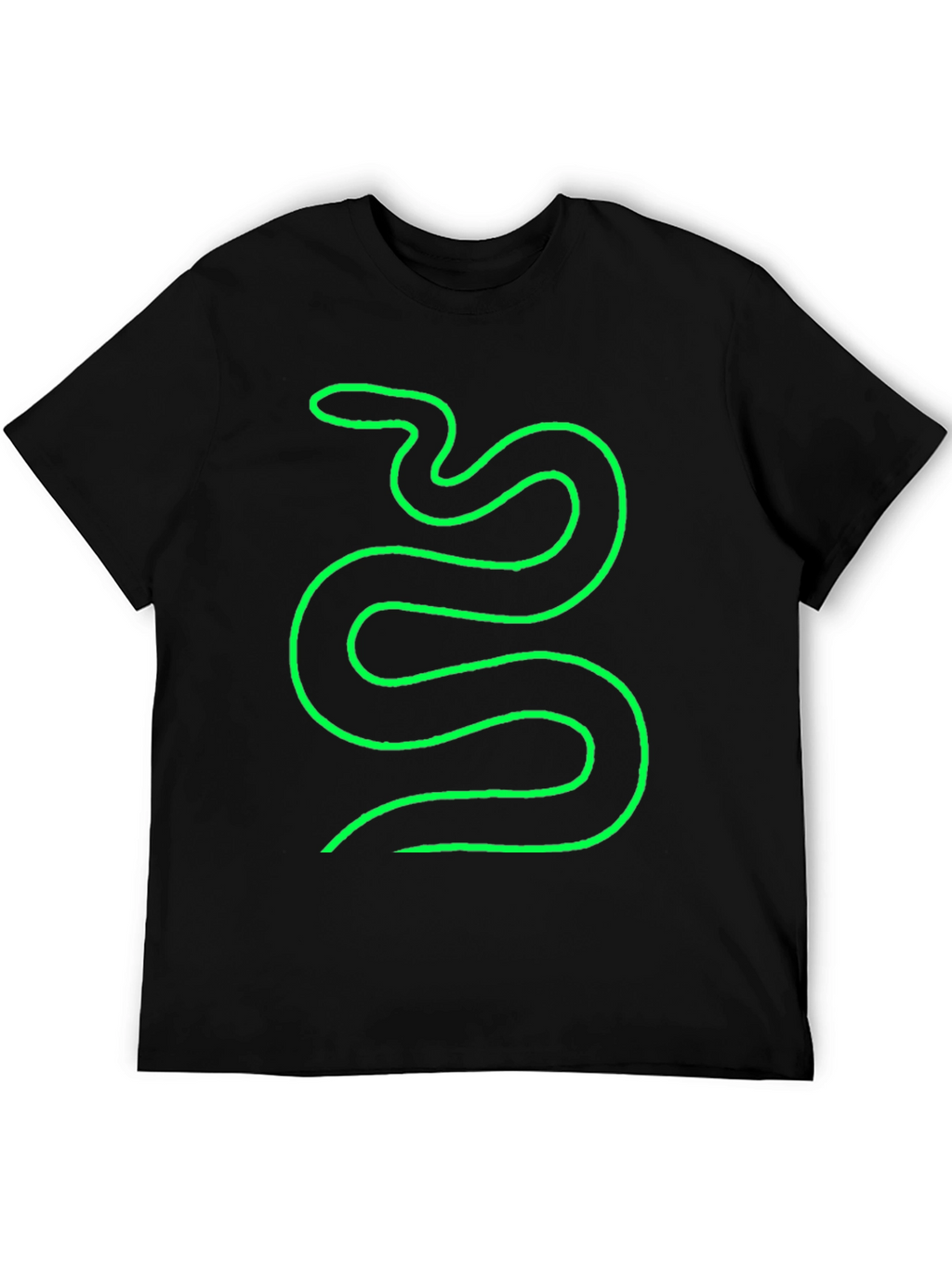 Snake Graphic T-Shirt - Trendy Minimalist Design