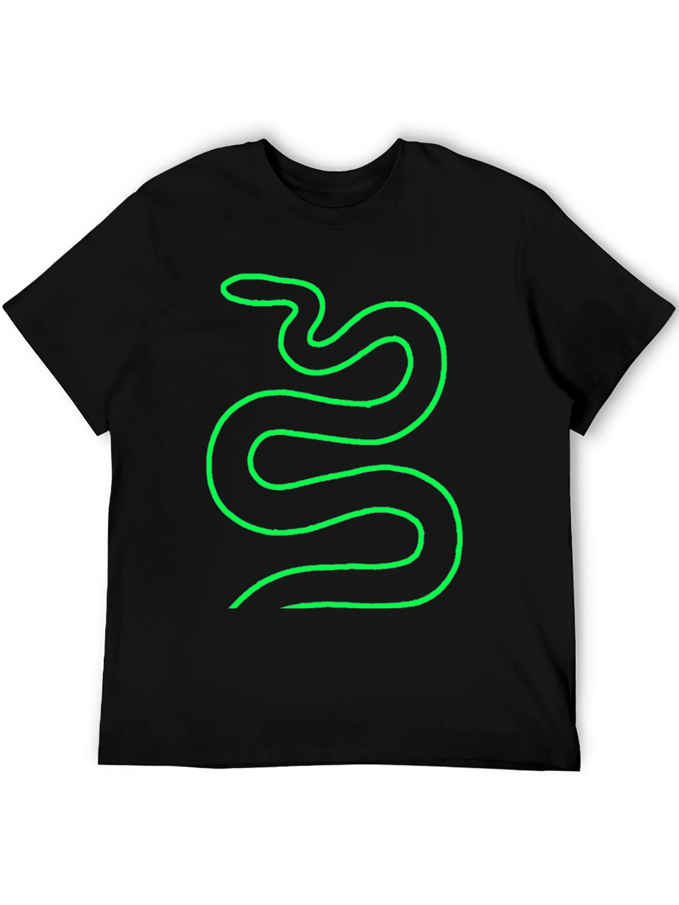 Snake Graphic T-Shirt - Trendy Minimalist Design
