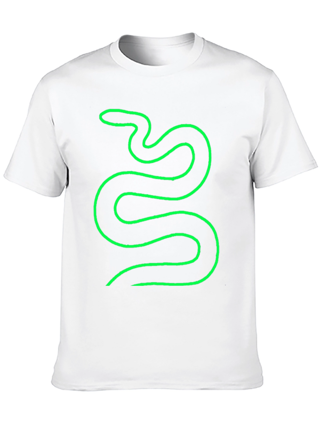 Snake Graphic T-Shirt - Trendy Minimalist Design