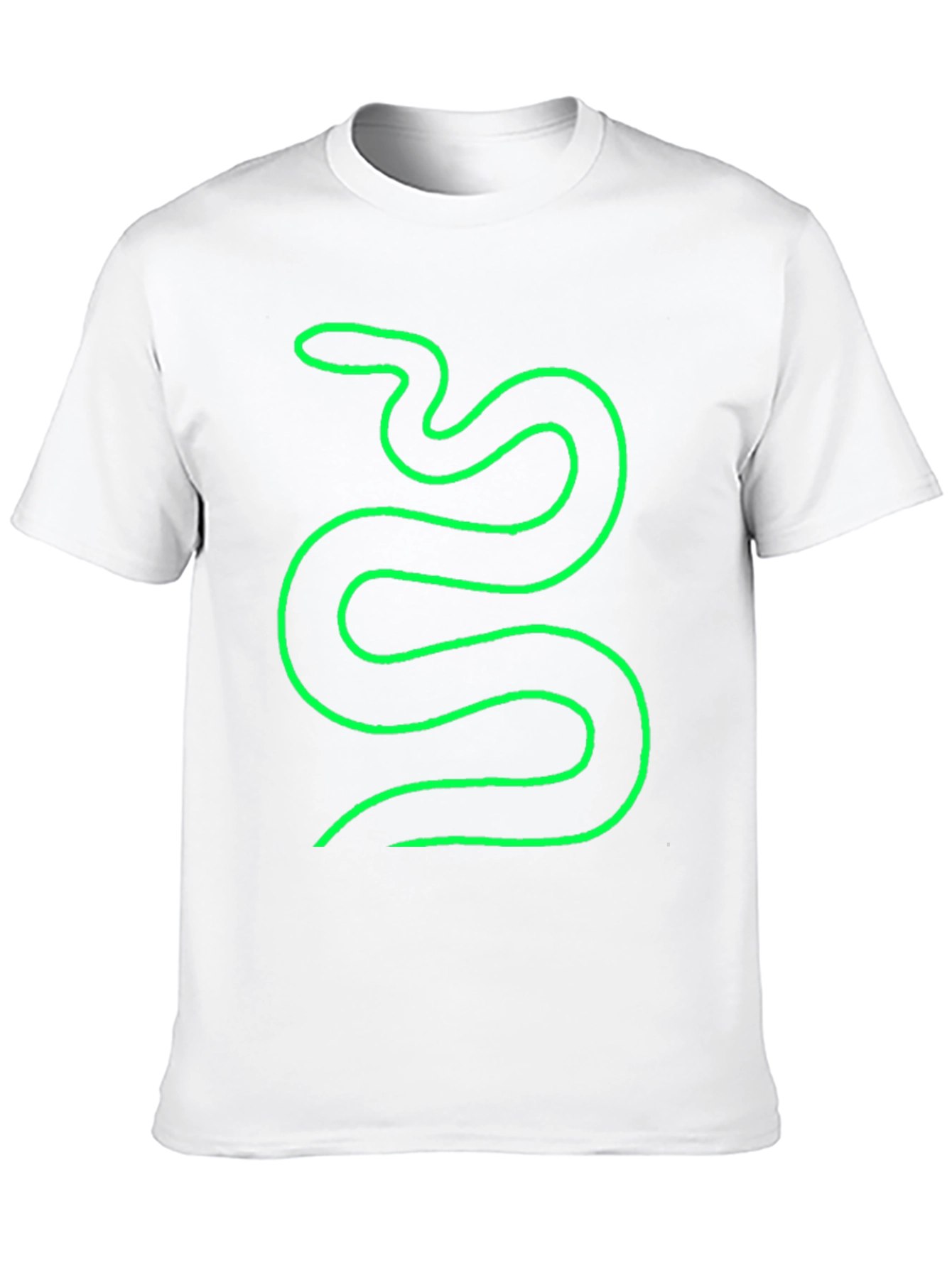 Snake Graphic T-Shirt - Trendy Minimalist Design