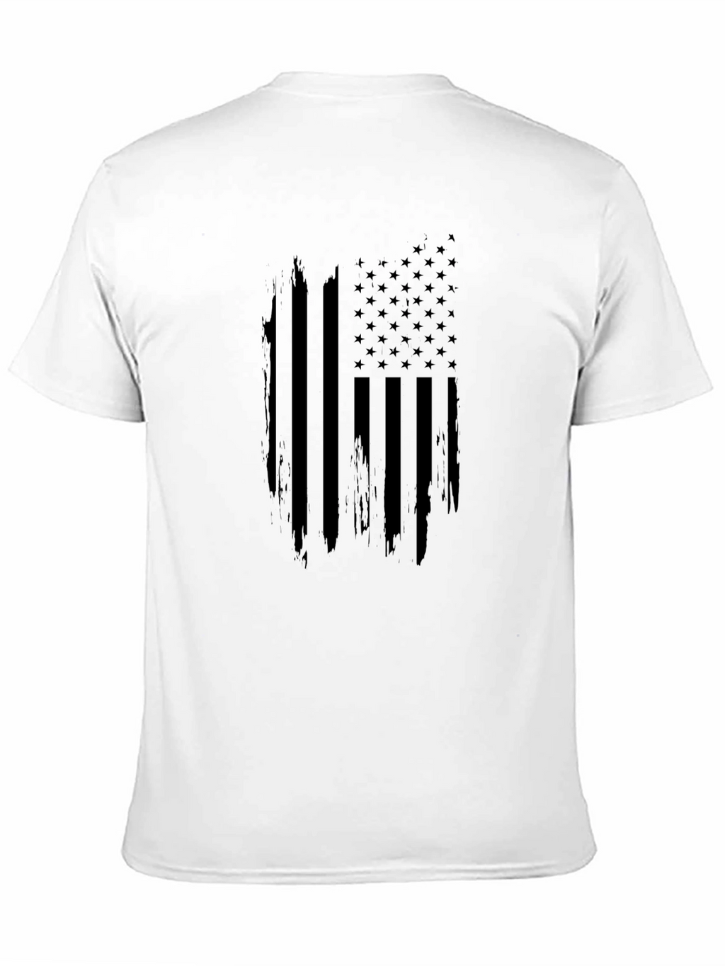 Distressed American Flag Graphic T-Shirt