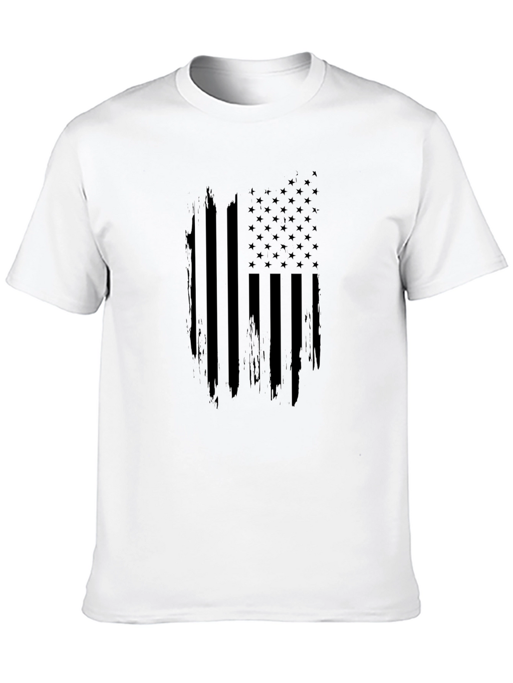 Distressed American Flag Graphic T-Shirt