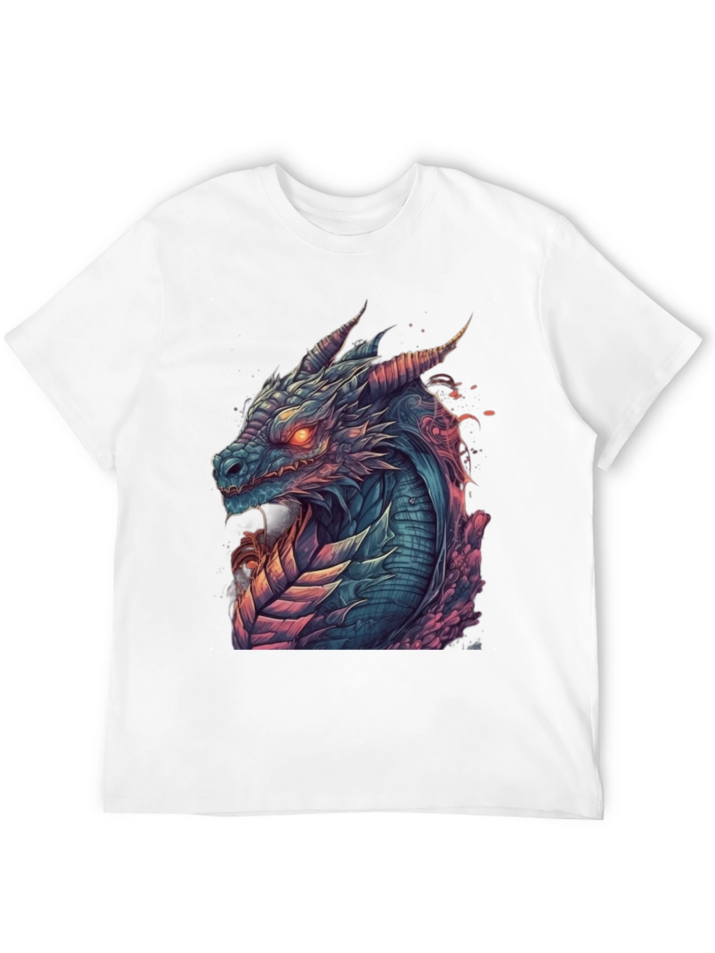 Dragon Graphic Tee - Mens Black T-Shirt