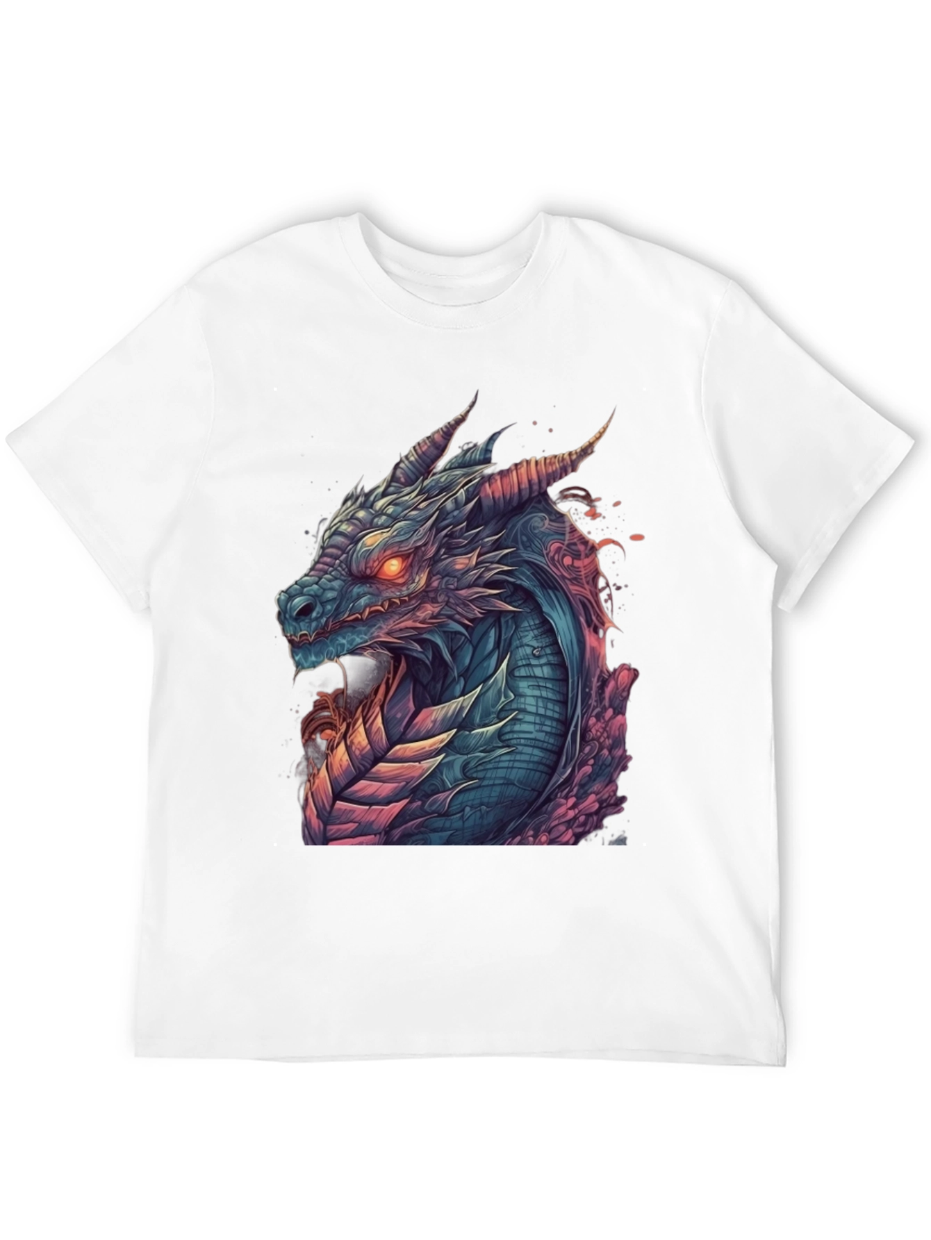 Dragon Graphic Tee - Mens Black T-Shirt