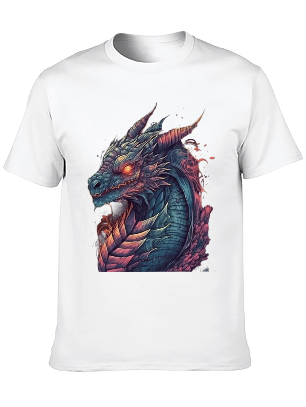 Dragon Graphic Tee - Mens Black T-Shirt
