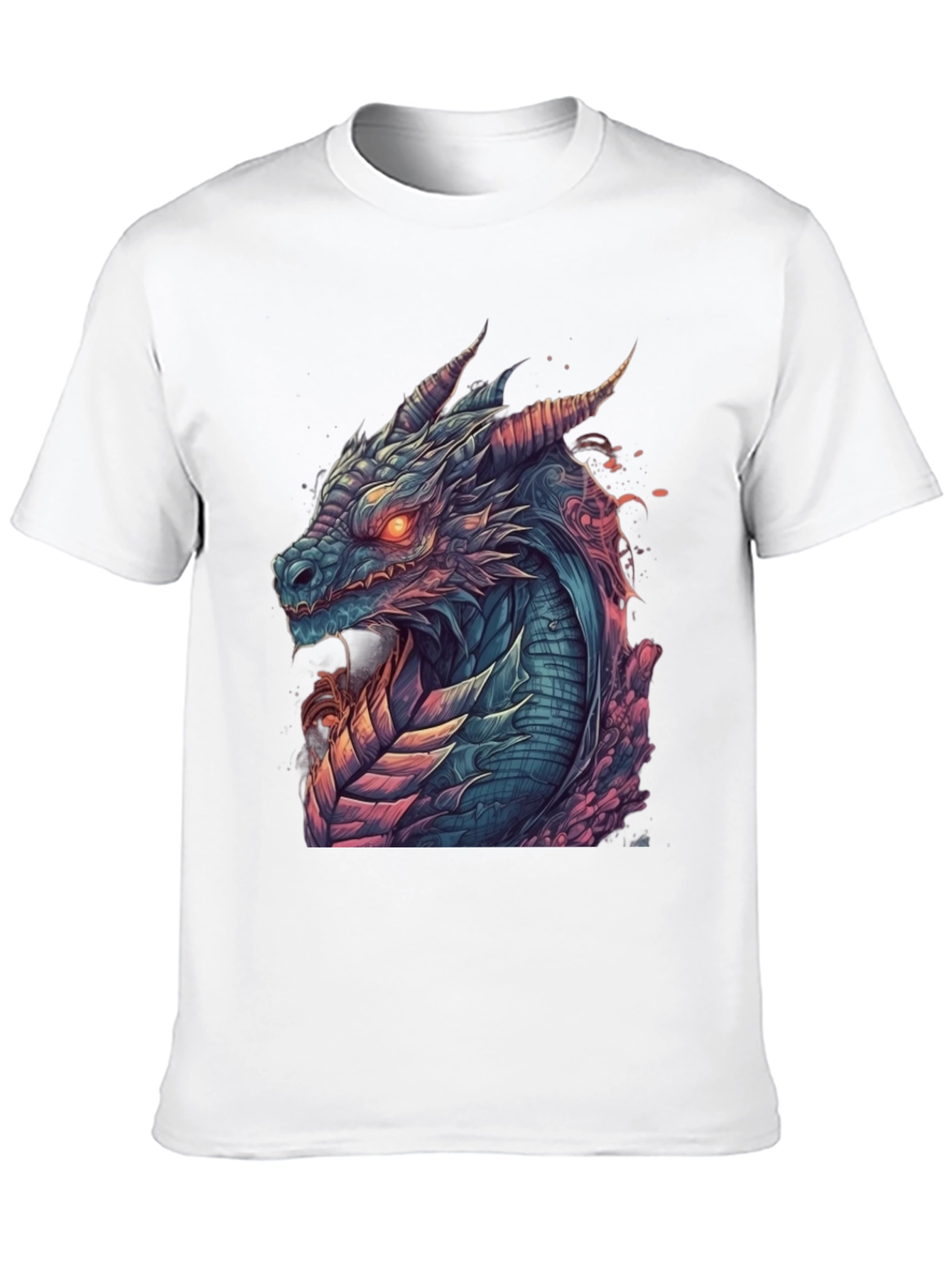 Dragon Graphic Tee - Mens Black T-Shirt