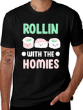 Sushi Rollin with the Homies Graphic Tee
