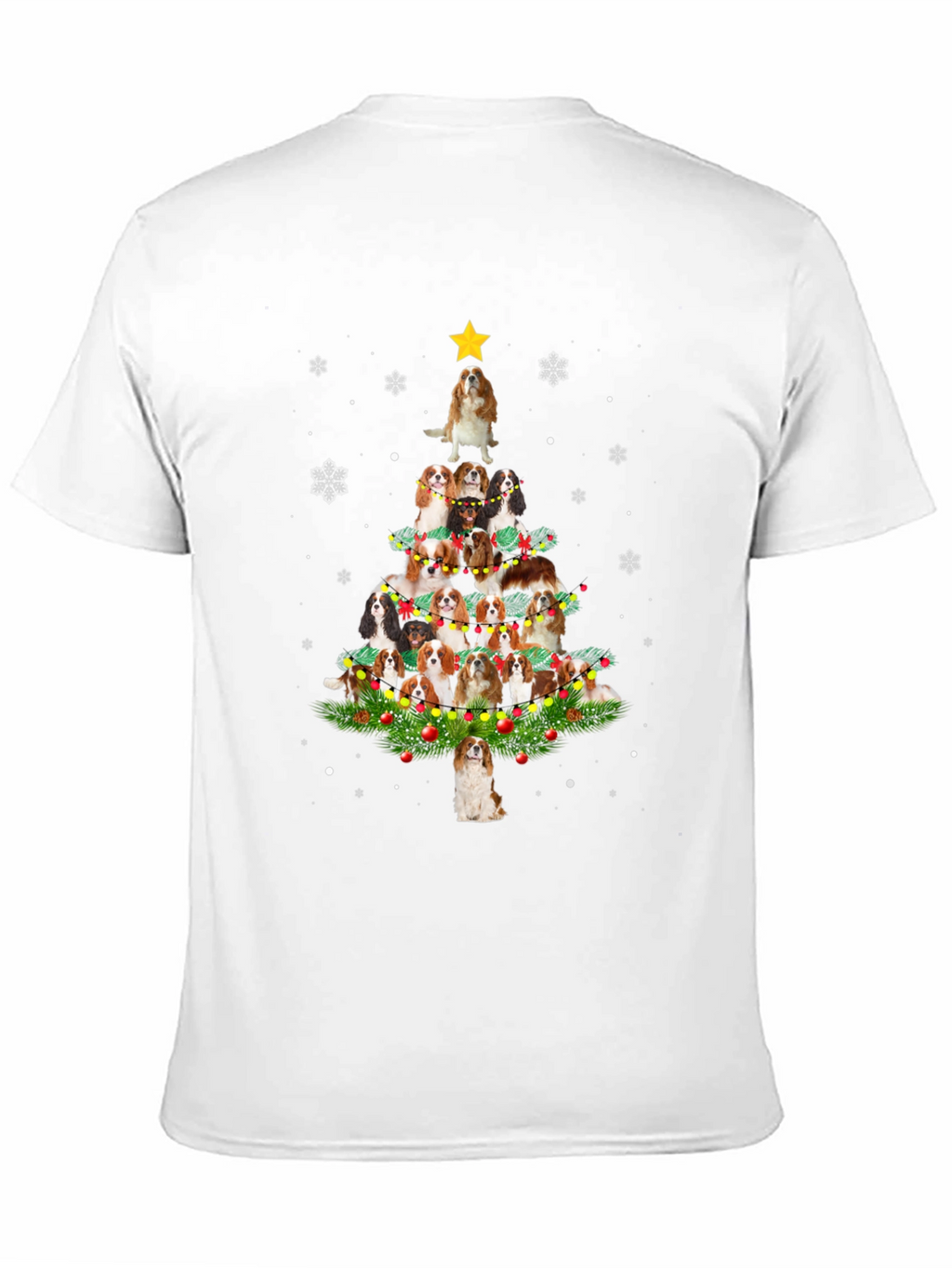 Dog Breed Christmas Tree Graphic Tee