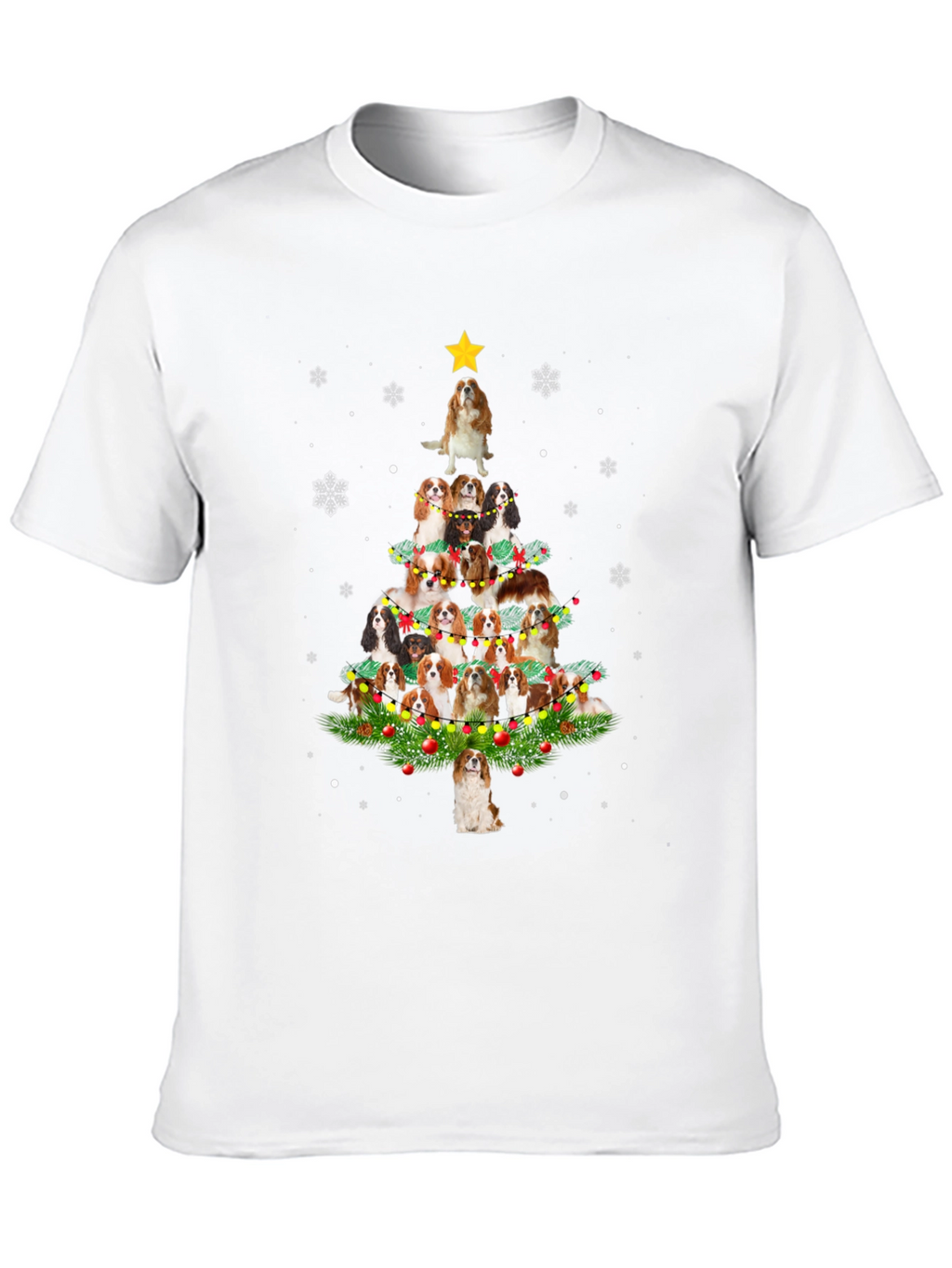 Dog Breed Christmas Tree Graphic Tee