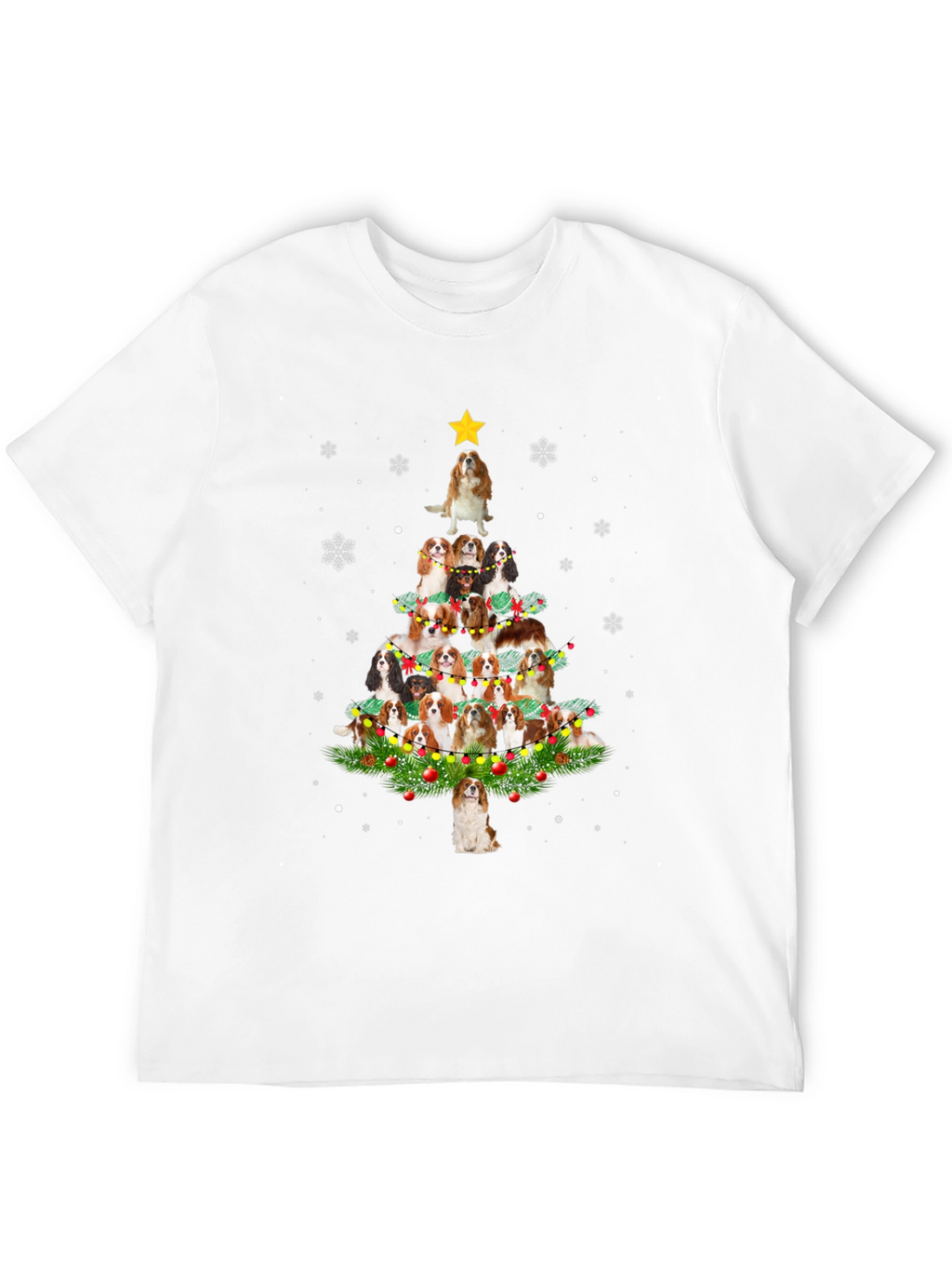 Dog Breed Christmas Tree Graphic Tee