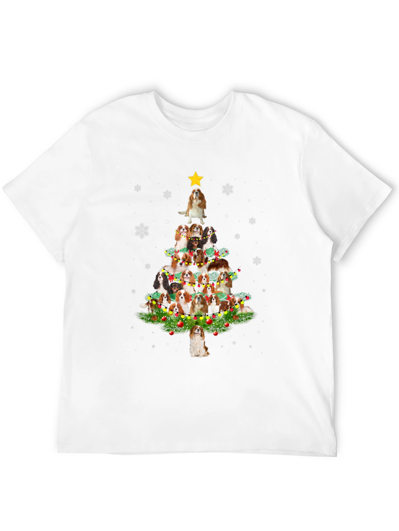 Dog Breed Christmas Tree Graphic Tee