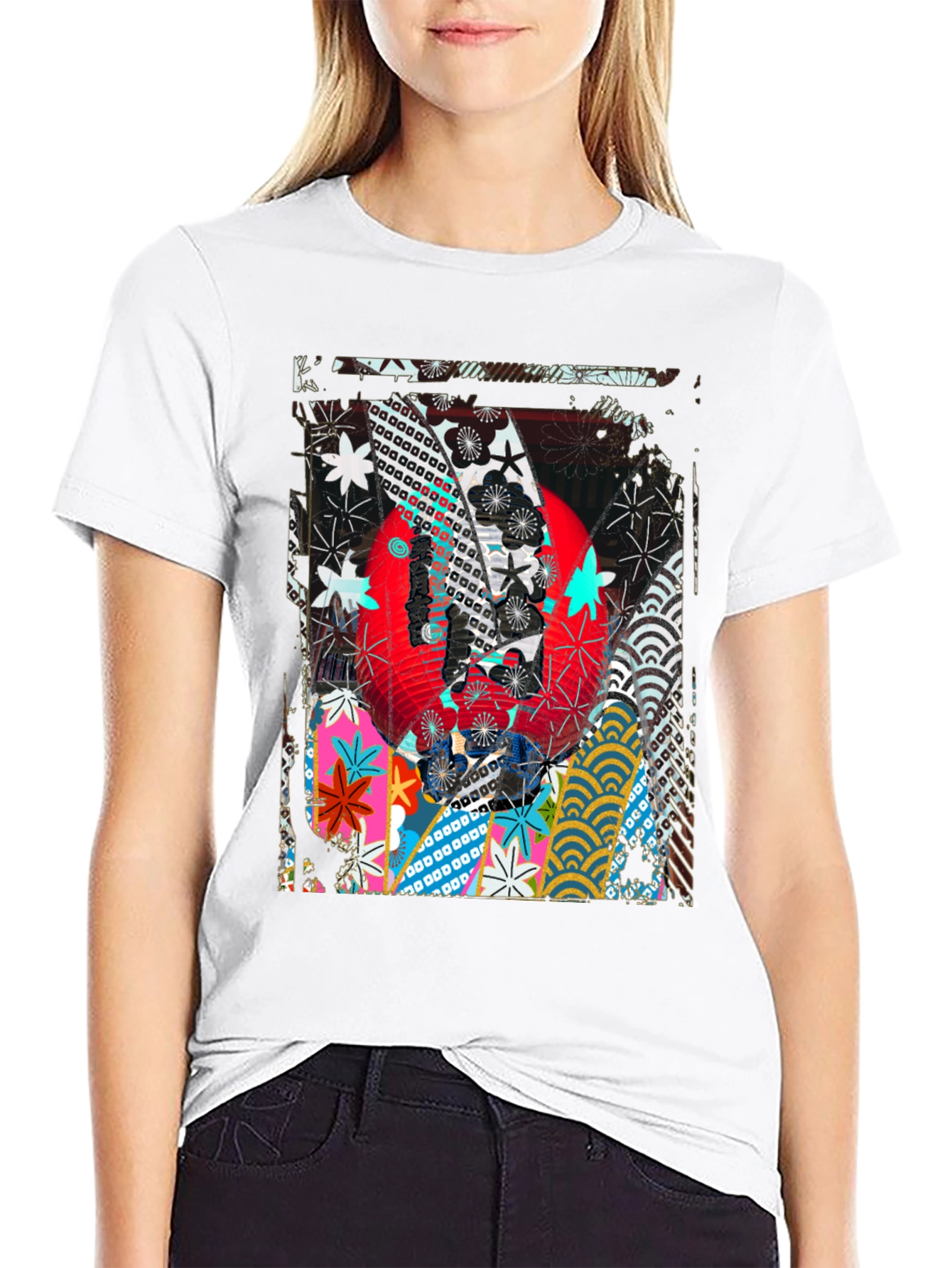 Abstract Graphic Print T-Shirt