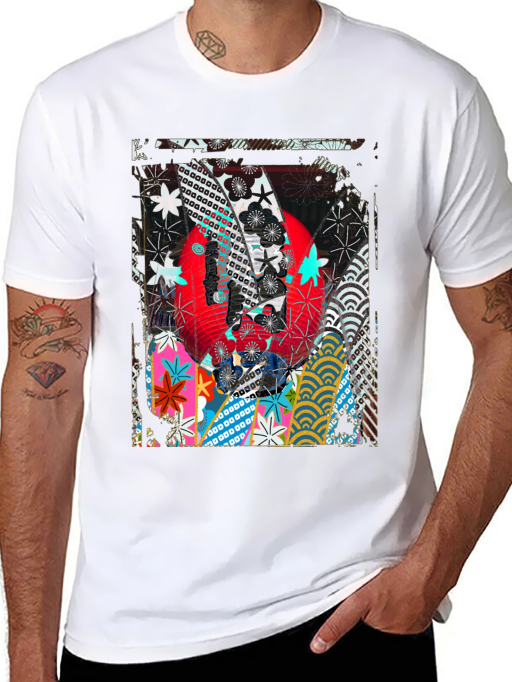 Abstract Graphic Print T-Shirt