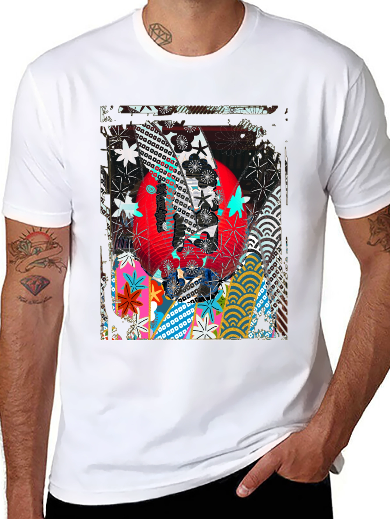 Abstract Graphic Print T-Shirt