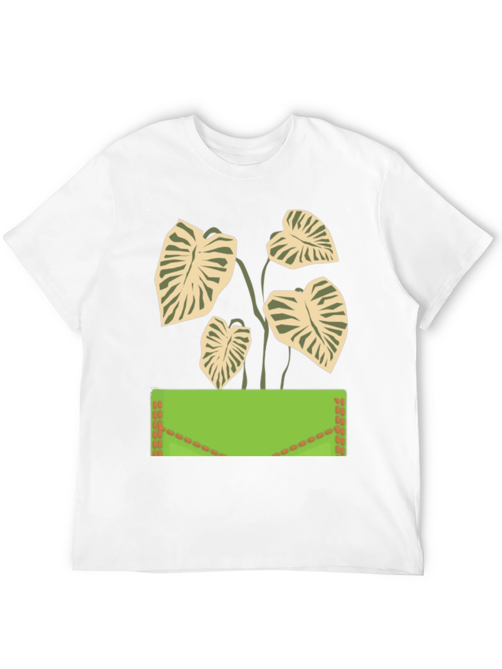 Leaf Graphic Black T-Shirt