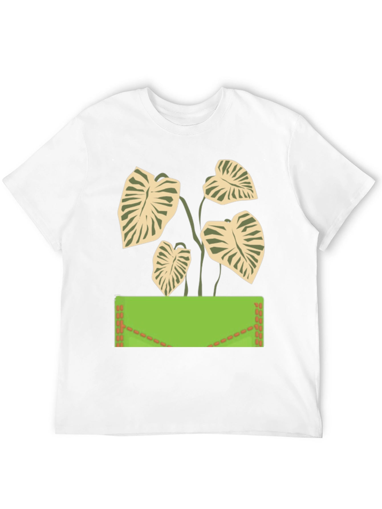 Leaf Graphic Black T-Shirt
