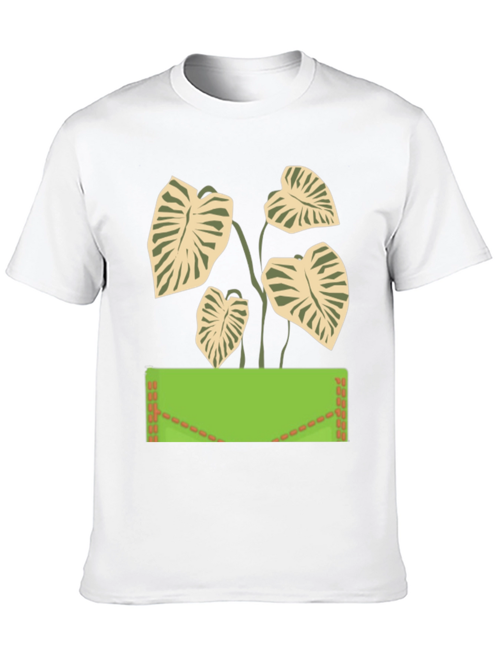 Leaf Graphic Black T-Shirt