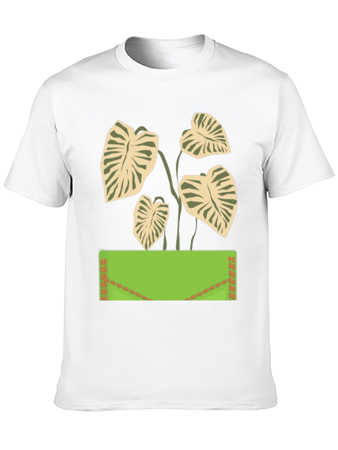 Leaf Graphic Black T-Shirt