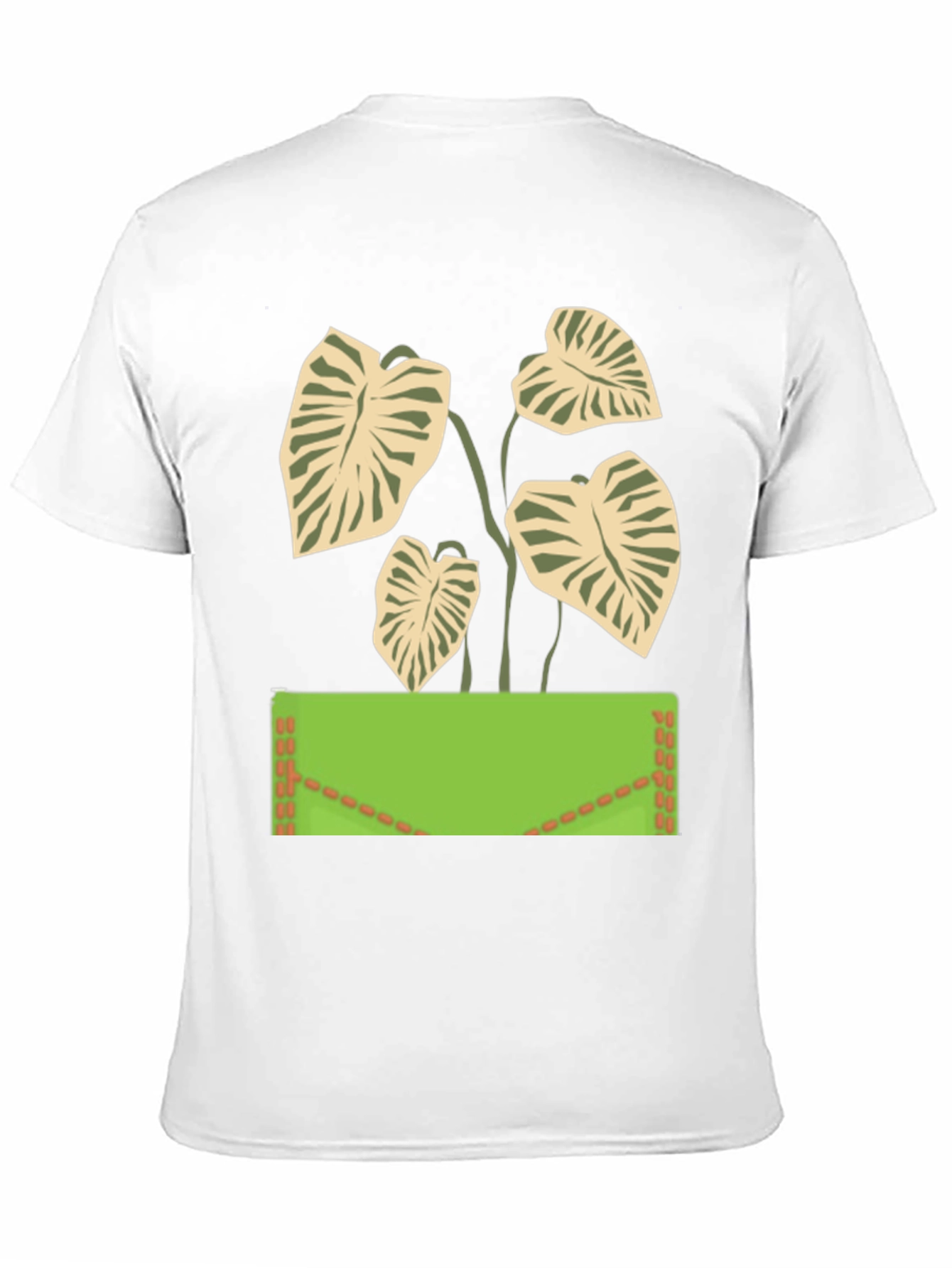 Leaf Graphic Black T-Shirt