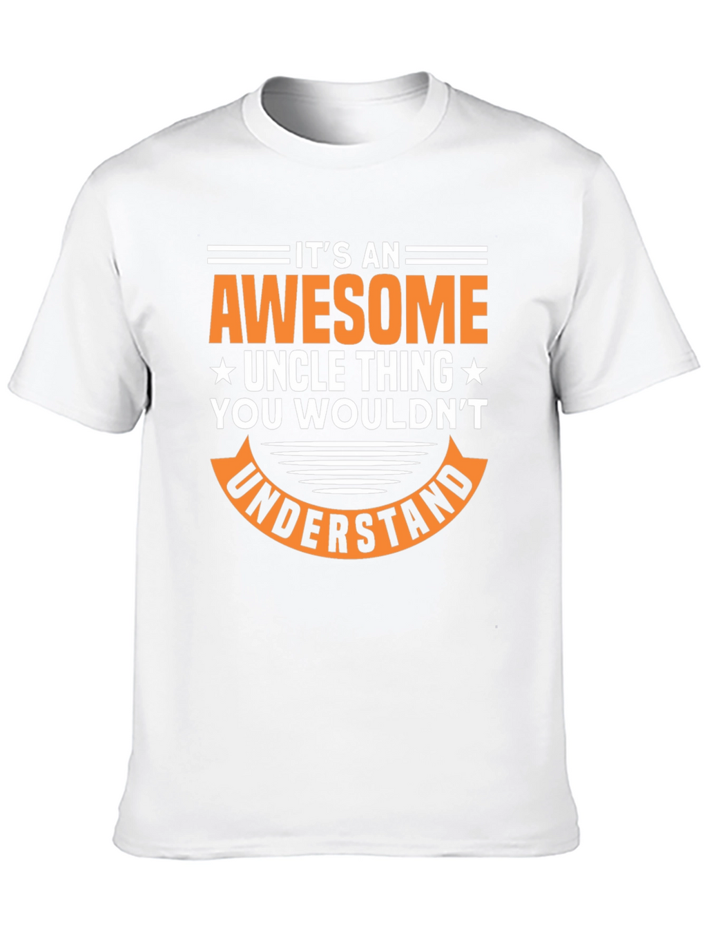 Awesome Uncle Graphic Tee - Black T-Shirt