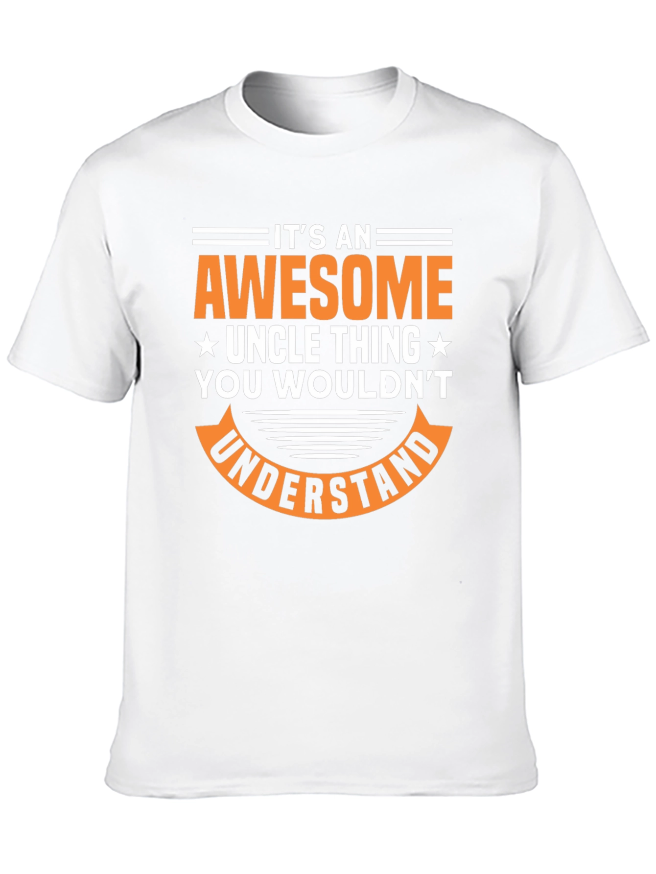 Awesome Uncle Graphic Tee - Black T-Shirt