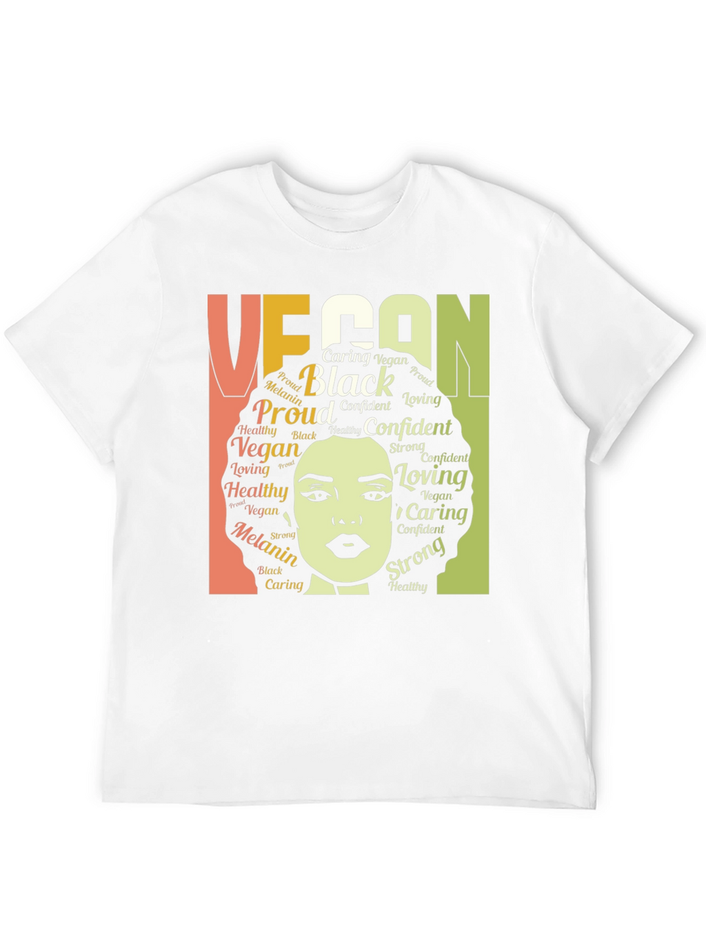 Vegan Black Melanin Proud T-Shirt