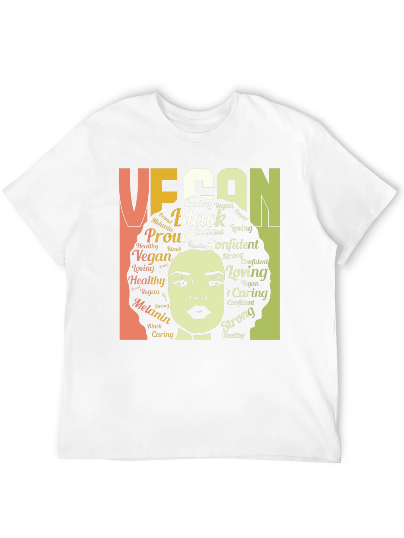 Vegan Black Melanin Proud T-Shirt