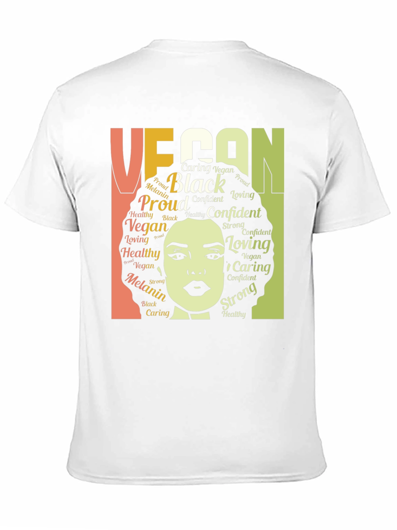 Vegan Black Melanin Proud T-Shirt