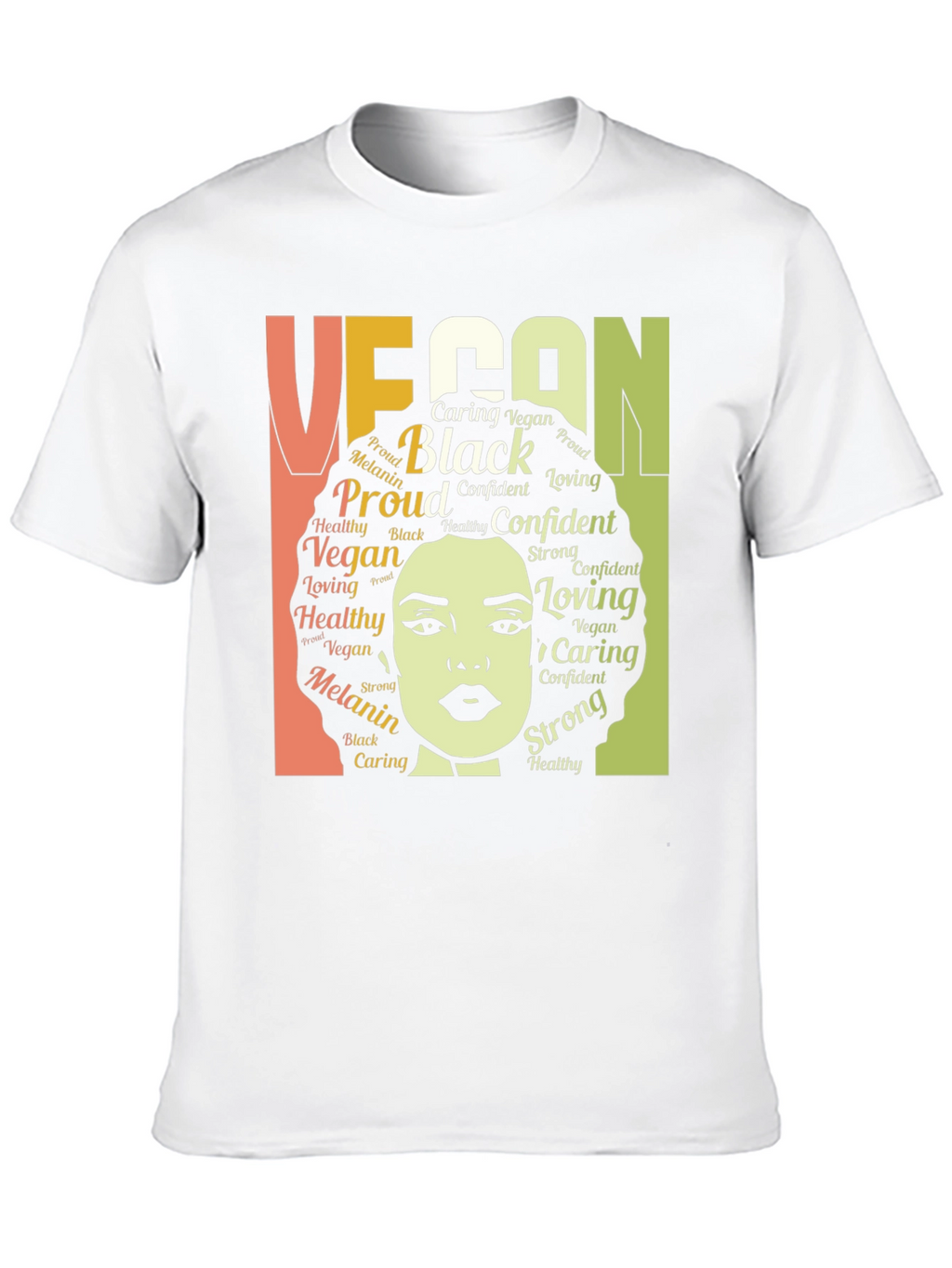 Vegan Black Melanin Proud T-Shirt