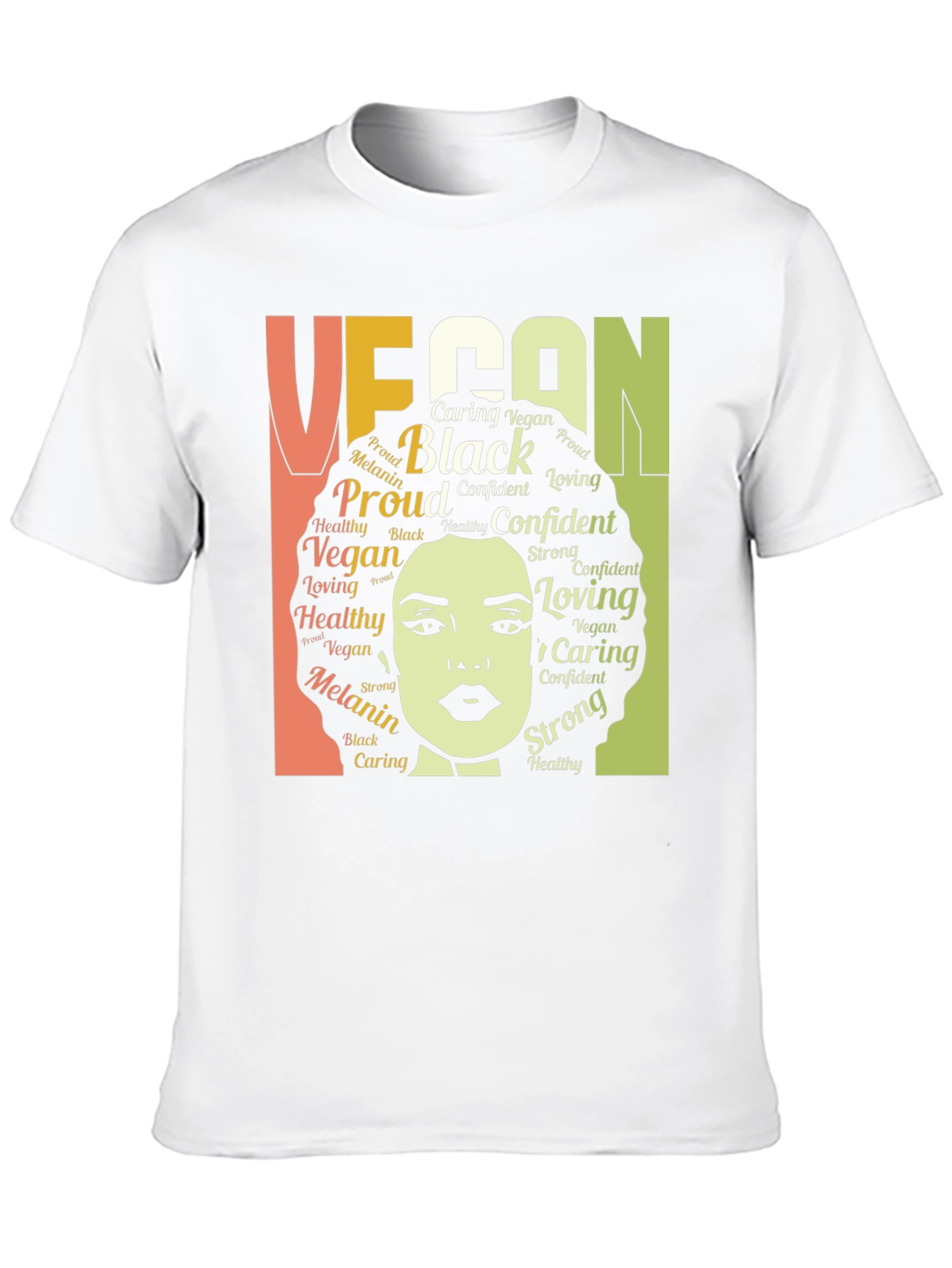 Vegan Black Melanin Proud T-Shirt