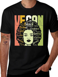 Vegan Black Melanin Proud T-Shirt
