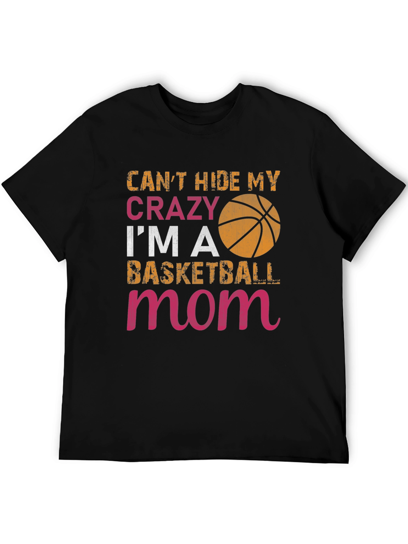 Crazy Basketball Mom T-Shirt - Black