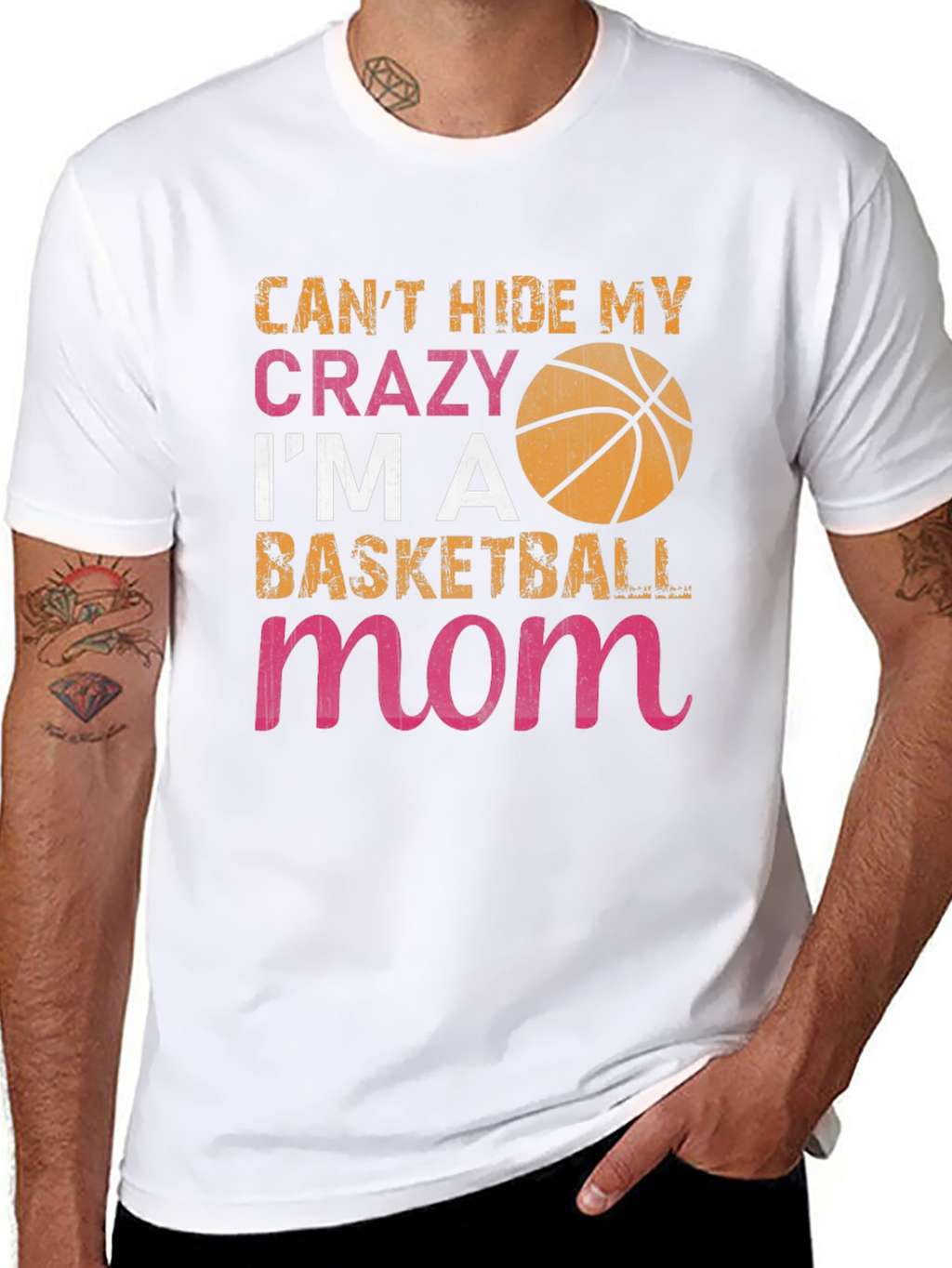 Crazy Basketball Mom T-Shirt - Black
