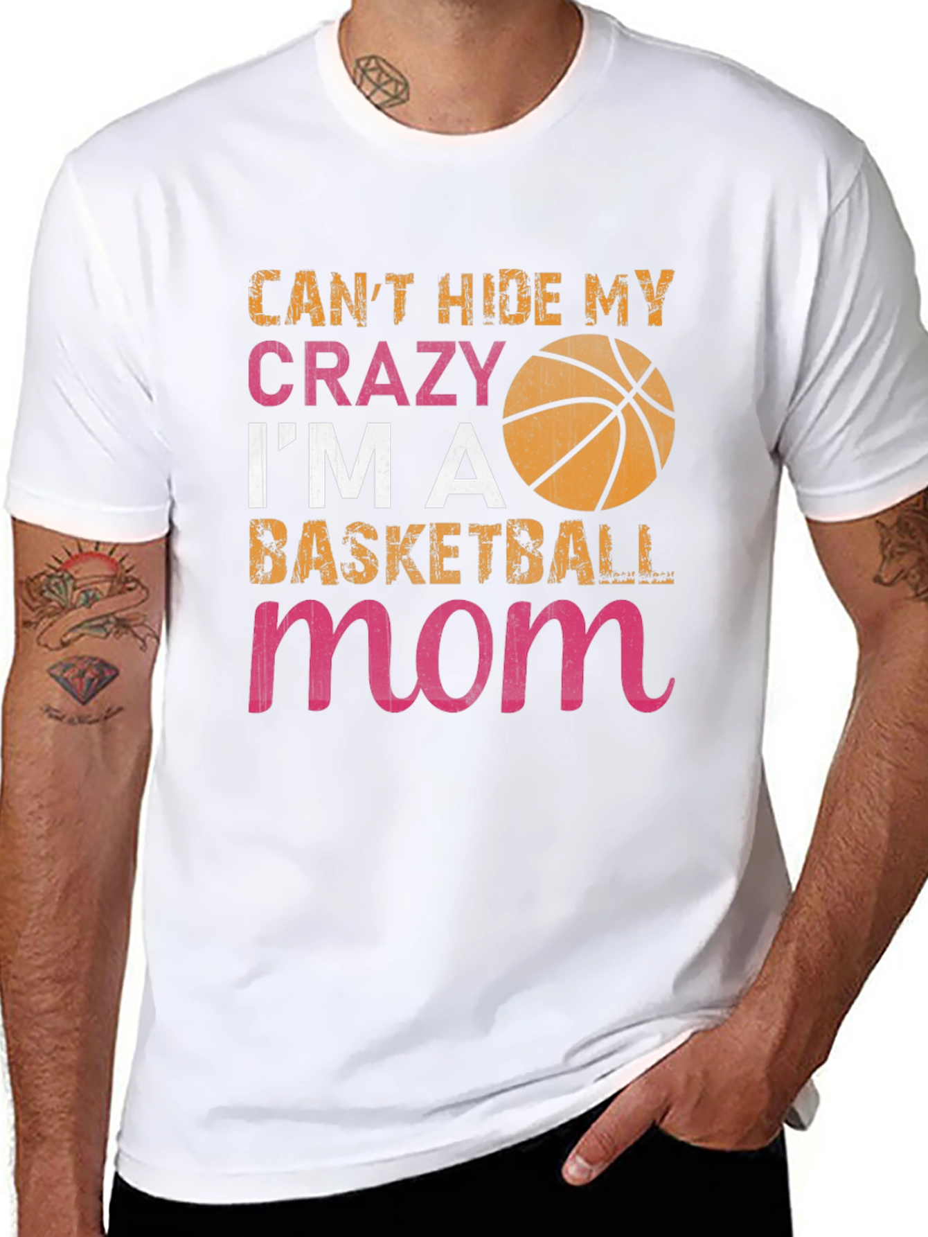 Crazy Basketball Mom T-Shirt - Black