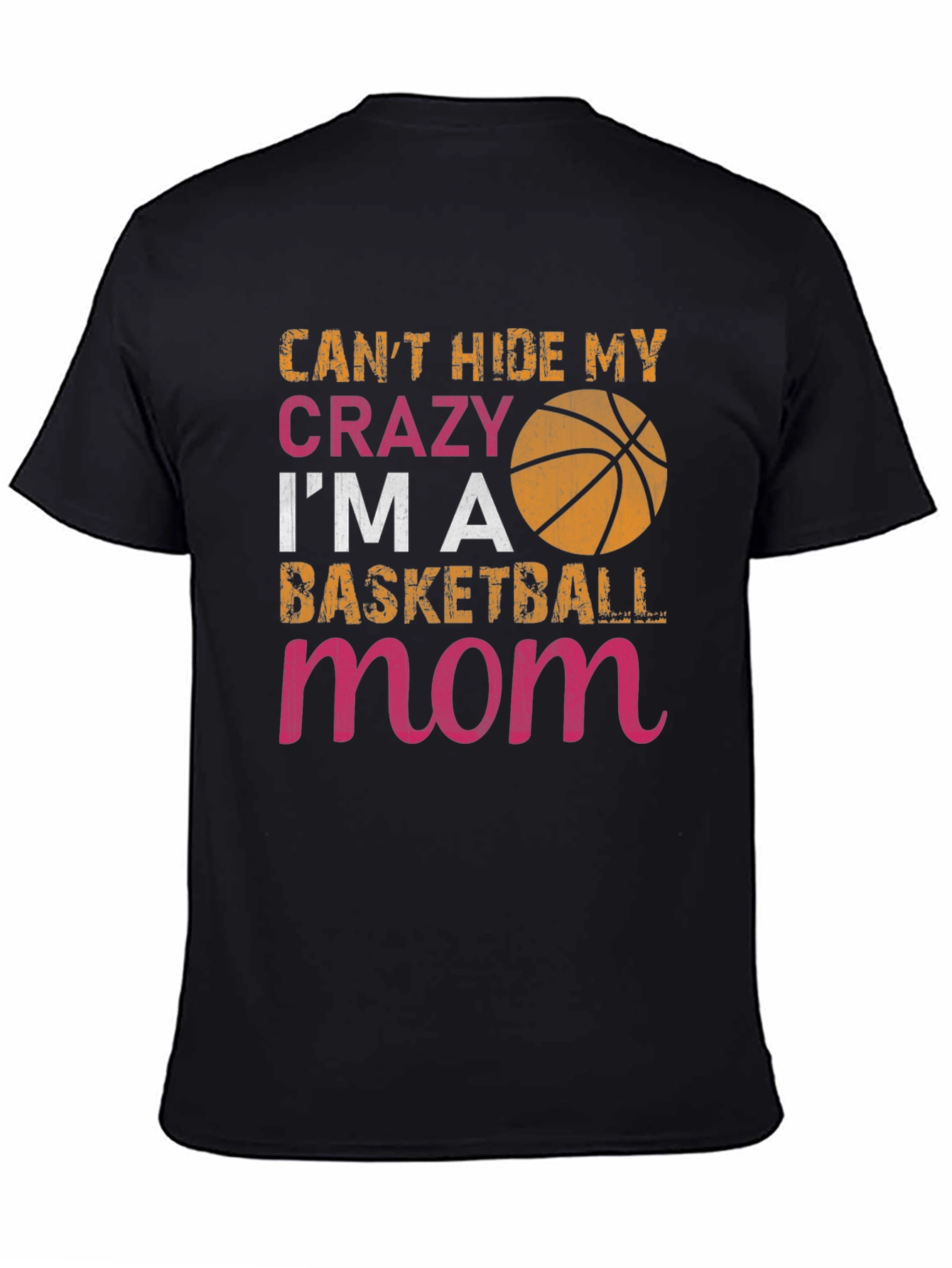 Crazy Basketball Mom T-Shirt - Black