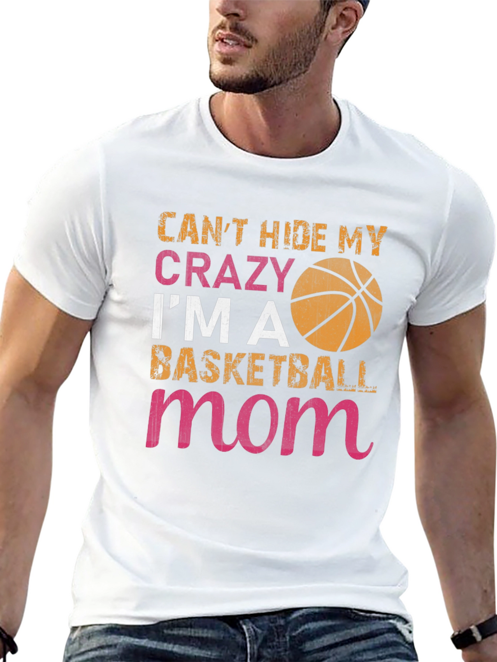 Crazy Basketball Mom T-Shirt - Black
