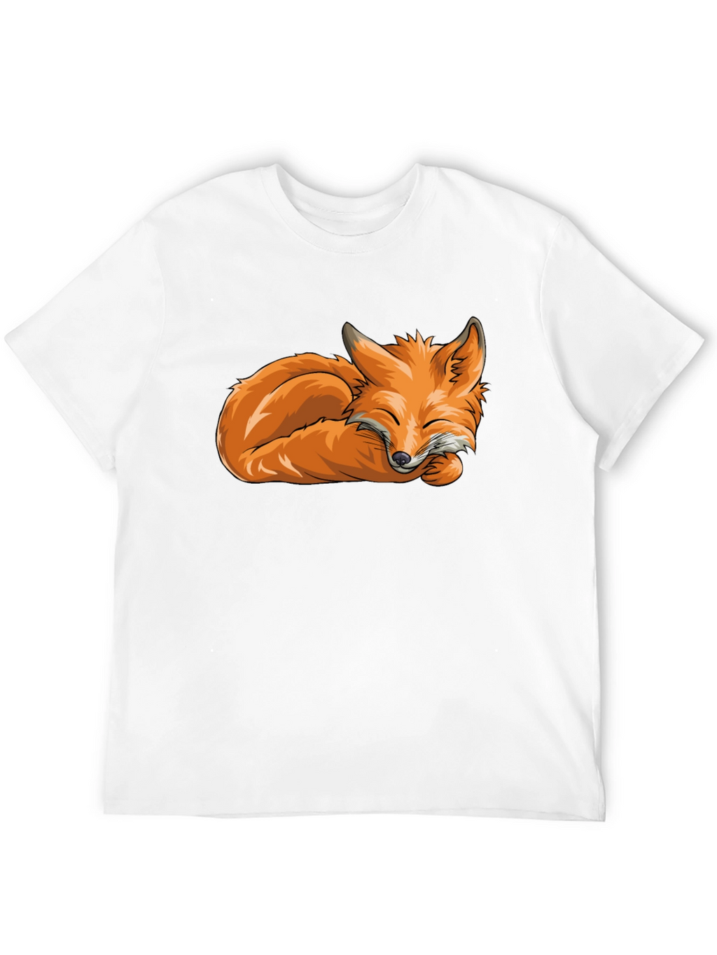 Fox Nap T-Shirt - Cute Animal Graphic Tee