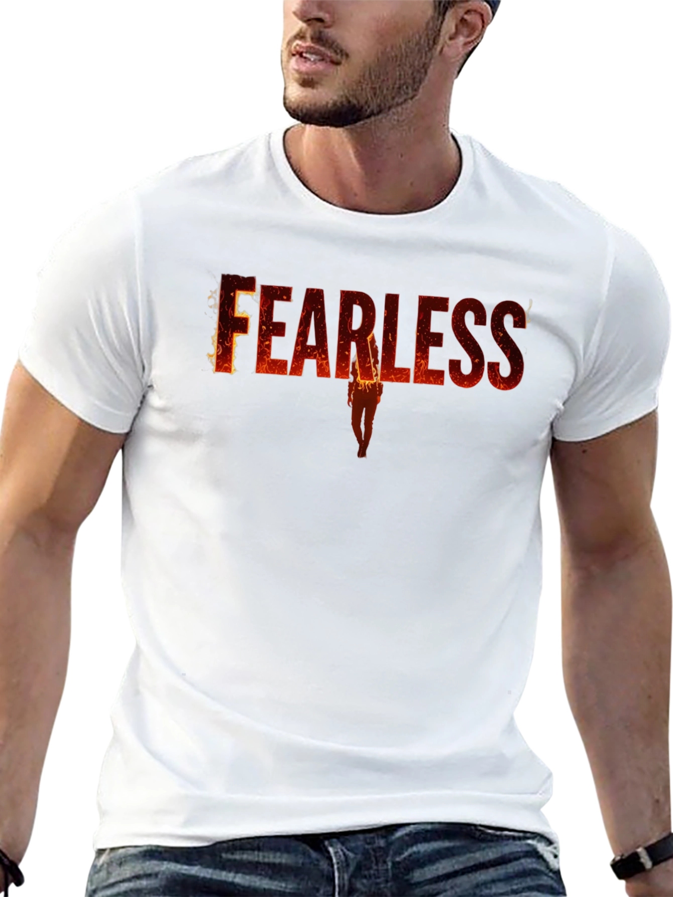 Fearless Graphic Tee - Black