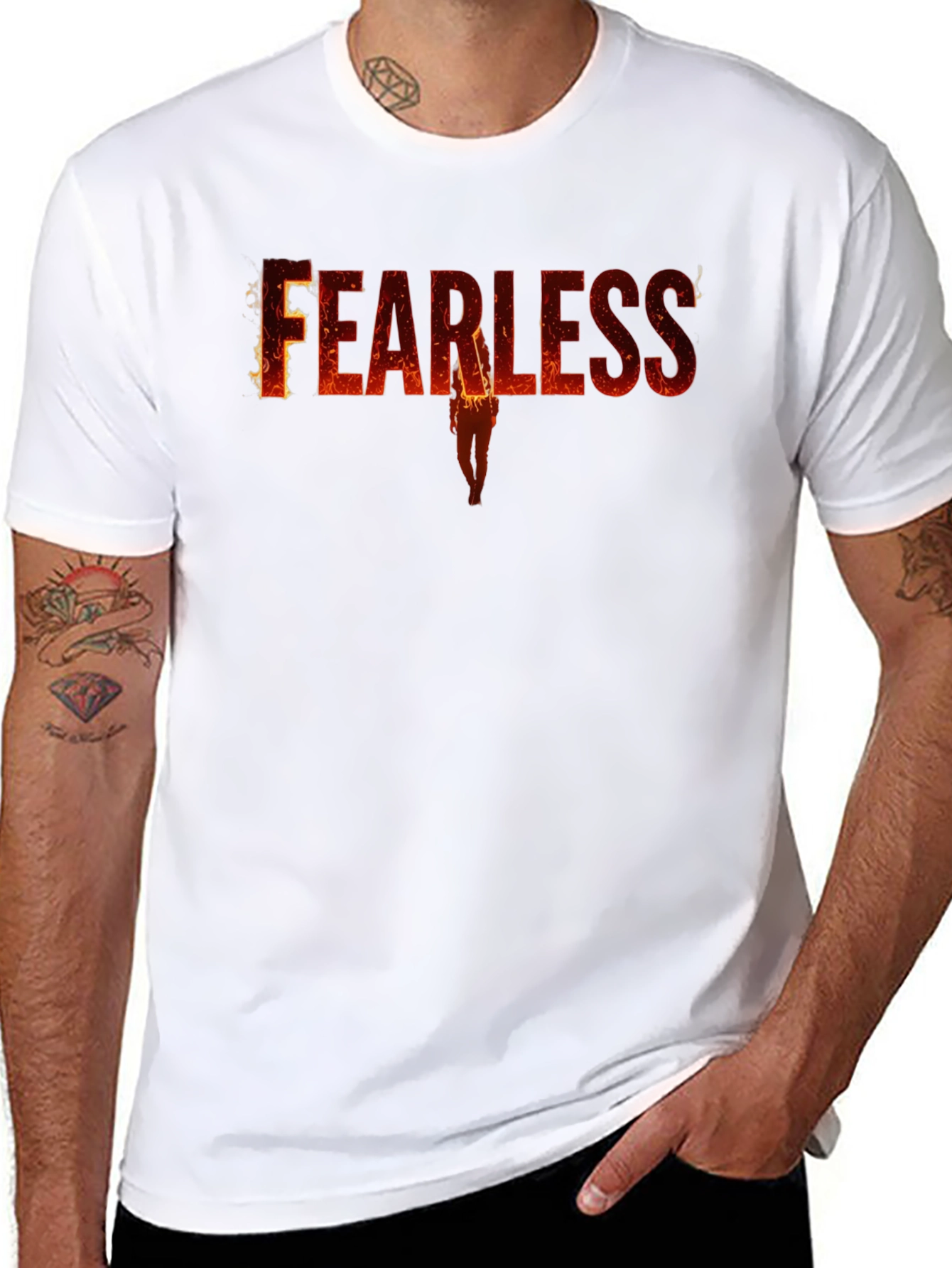 Fearless Graphic Tee - Black