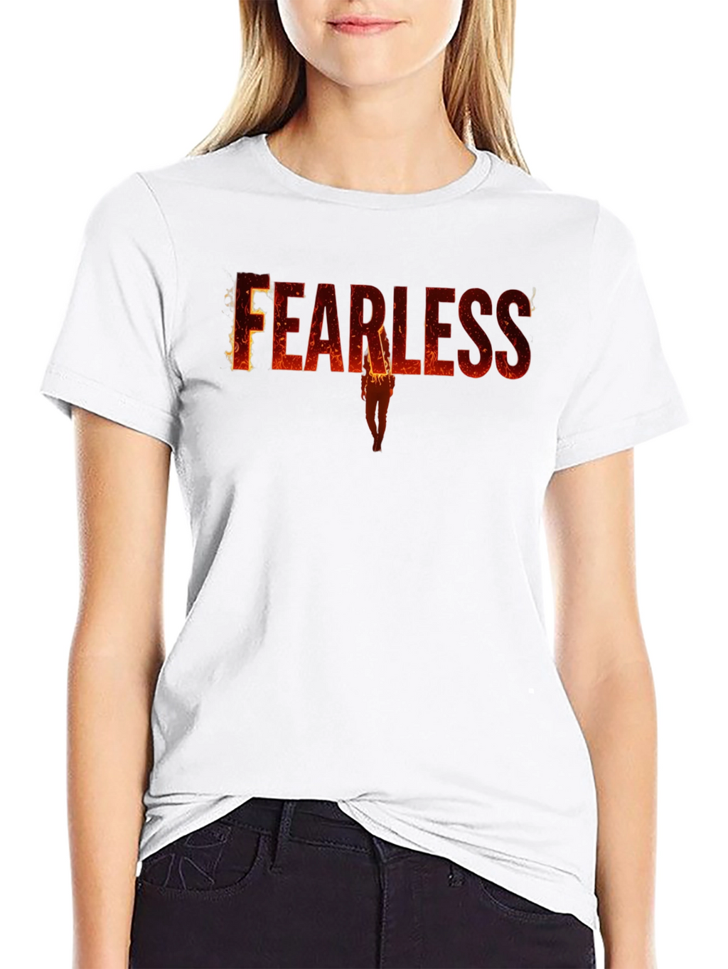 Fearless Graphic Tee - Black