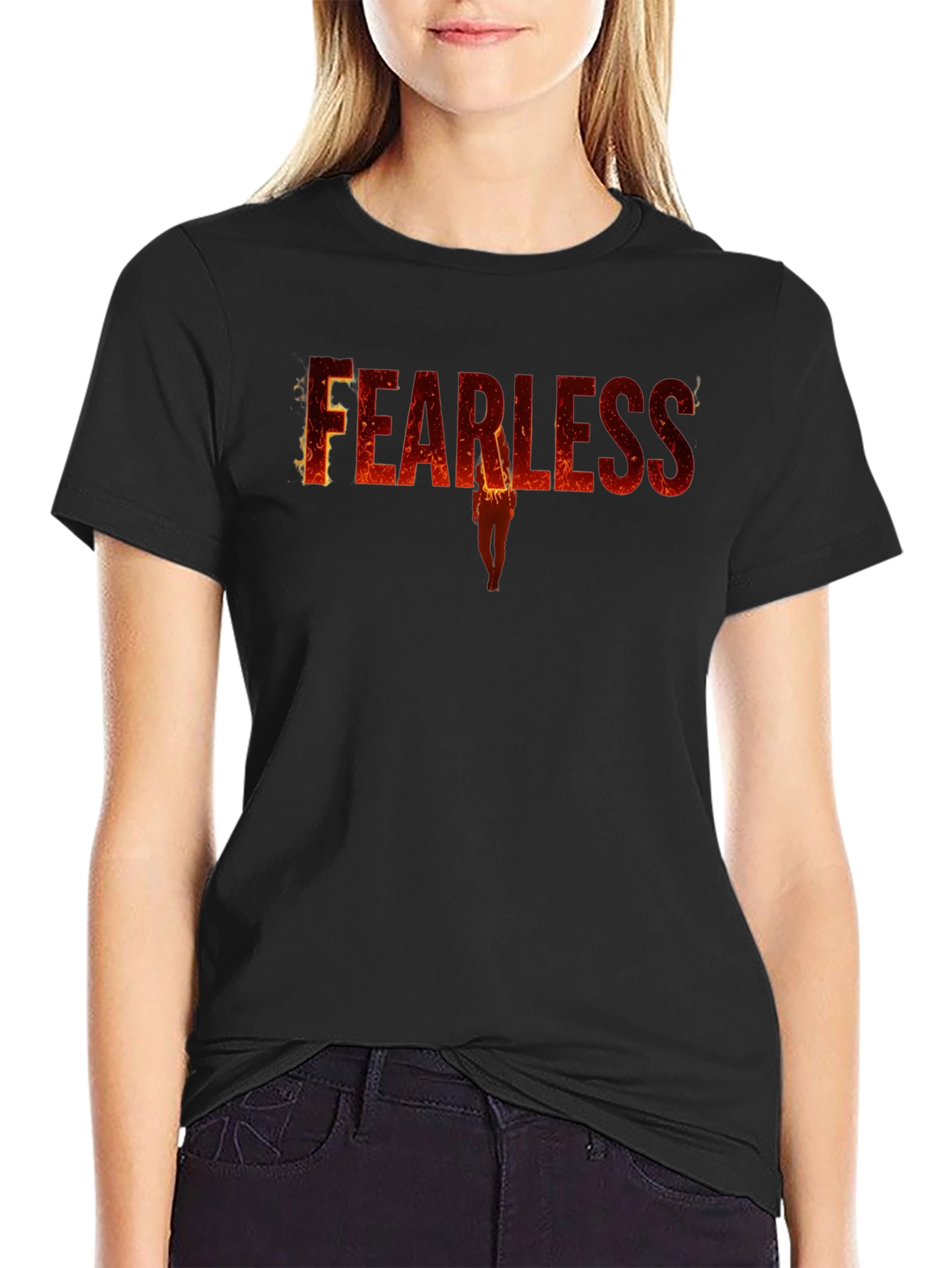 Fearless Graphic Tee - Black