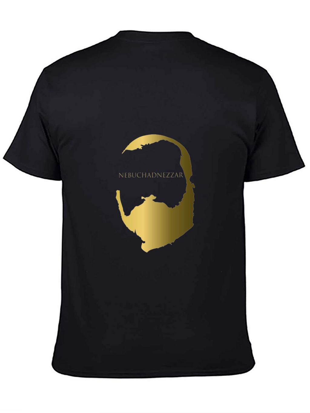 Nebuchadnezzar Gold Graphic Black T-Shirt