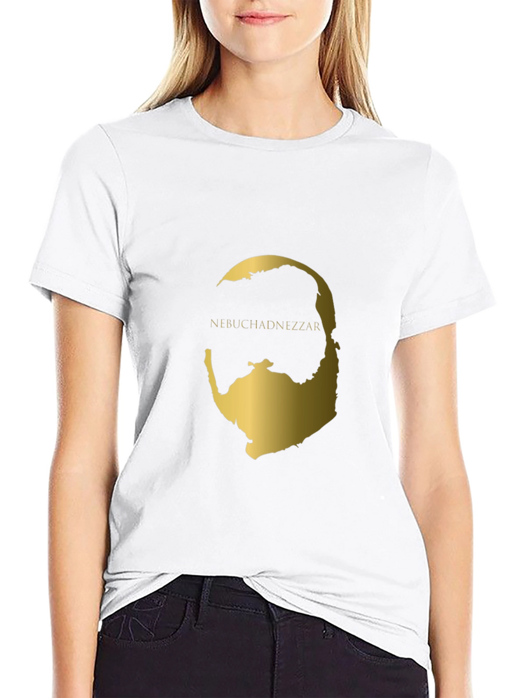 Nebuchadnezzar Gold Graphic Black T-Shirt